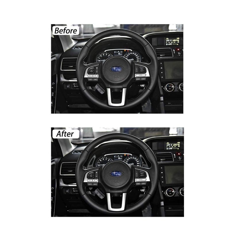 CKE Compatible with Subaru Crosstrek Forester Outback Impreza Legacy Ascent WRX BRZ Scion FR-S GT86 Accessories Car Paddle Shifter Extension Shift Paddle Cover Trims -Black - Image 5